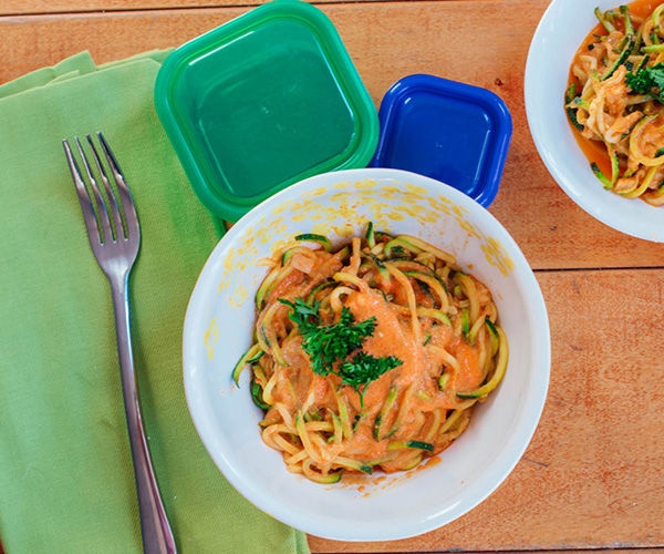 Roasted Red Pepper Zucchini Noodles Recipe The Beachbody Blog