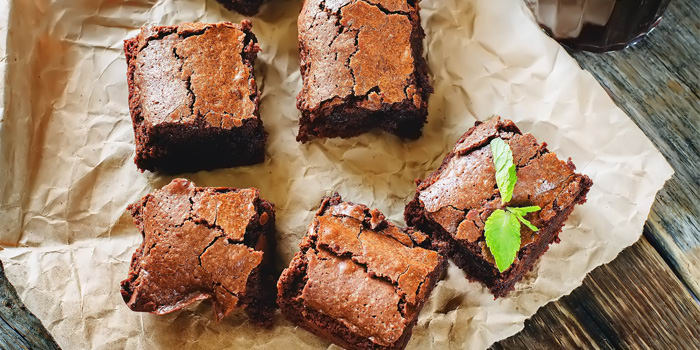 Fudgy Avocado Brownies