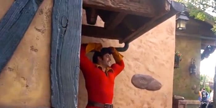 Disney Villain Gaston Dominates In a Push-Up Contest
