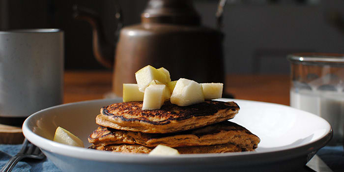 Gingerbread Protein Pancakes