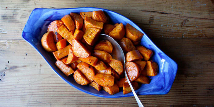 Glazed Yams With Cinnamon and Nutmeg