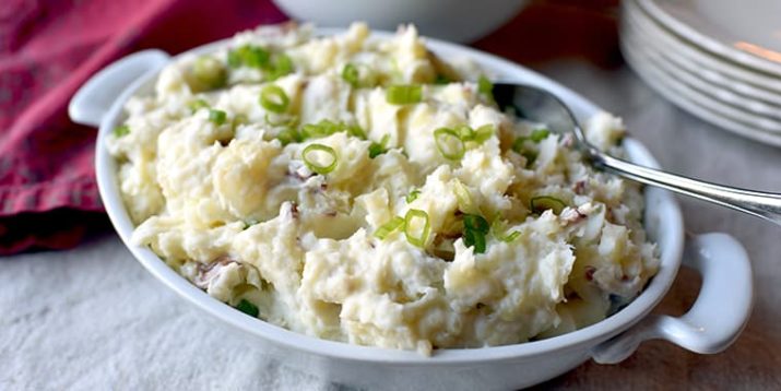 Greek Yogurt and Scallion Mashed Potatoes