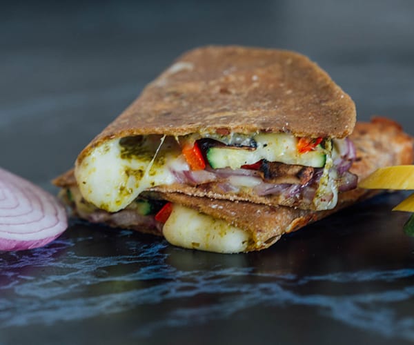 Grilled Veggie Quesadilla Recipe | BeachbodyBlog.com 