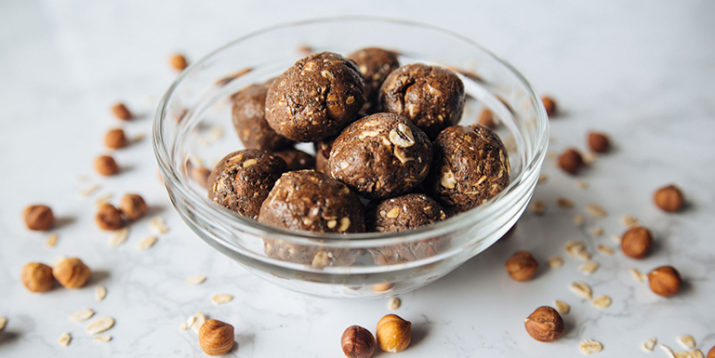Hazelnut Latte Protein Balls