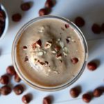 Kick-start your day with this Hazelnut Latte Shakeology smoothie with Café Latte Vegan Shakeology, yummy hazelnut extract, and real hazelnuts.