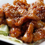 This Healthier General Tso's Chicken is made with tender chicken breast, a host of authentic aromatics and spices, and sweetened with pure maple syrup.