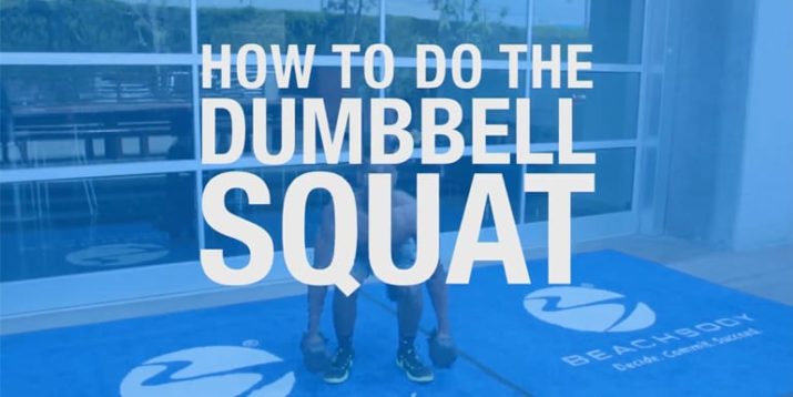 How to Do the Dumbbell Squat