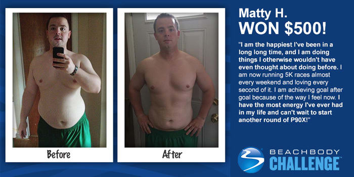 P90X Results: Matty Lost 51 Pounds!