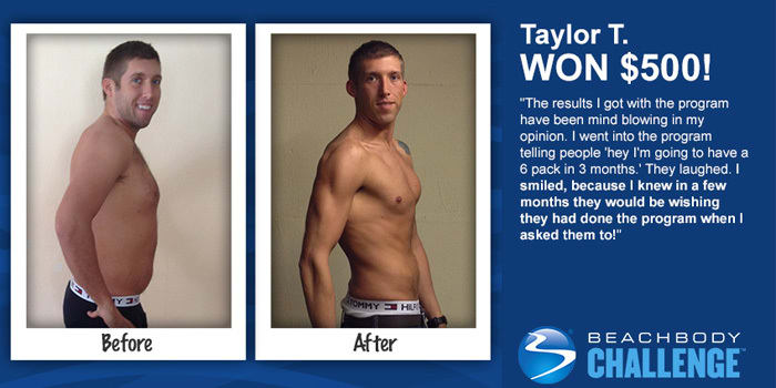 Taylor Got in Great Shape With P90X!