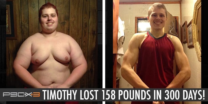 Transformation Tuesday: Tim Lost 158 Pounds With P90X3!