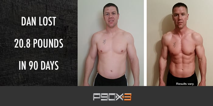 Transformation Tuesday: Dan Lost 20.8 Pounds With P90X3!