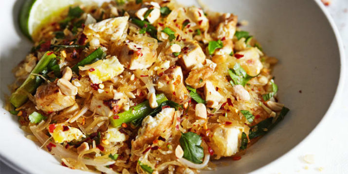 Pad Thai With Spaghetti Squash