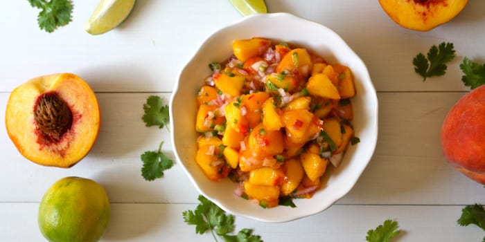 Peach and Jalapeño Salsa