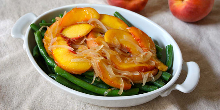 Peach and Green Bean Salad
