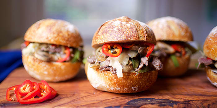 Philly Cheese Steak Sliders