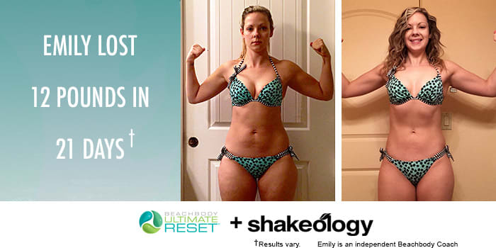 Transformation Tuesday: Emily Lost 12 Pounds With Ultimate Reset!