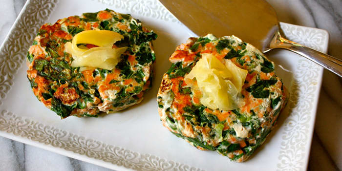 Spinach Salmon Patties