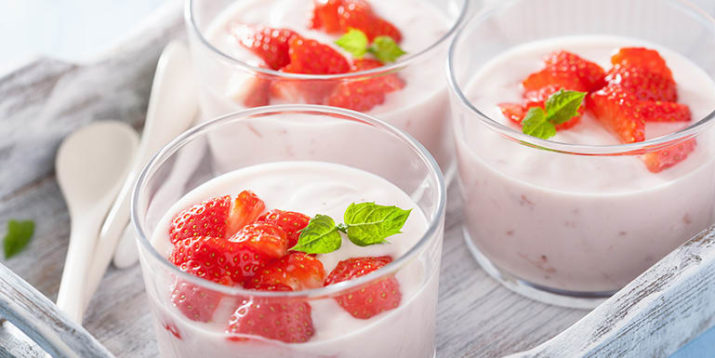 Strawberry Panna Cotta
