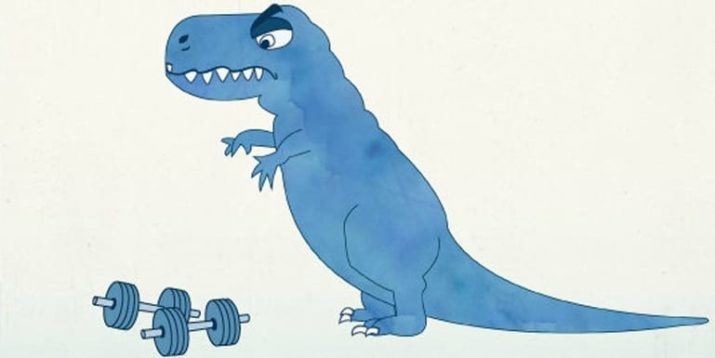 T. Rex Shows You How NOT to Do Bicep Curls