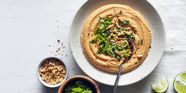 Thai Hummus with Peanuts