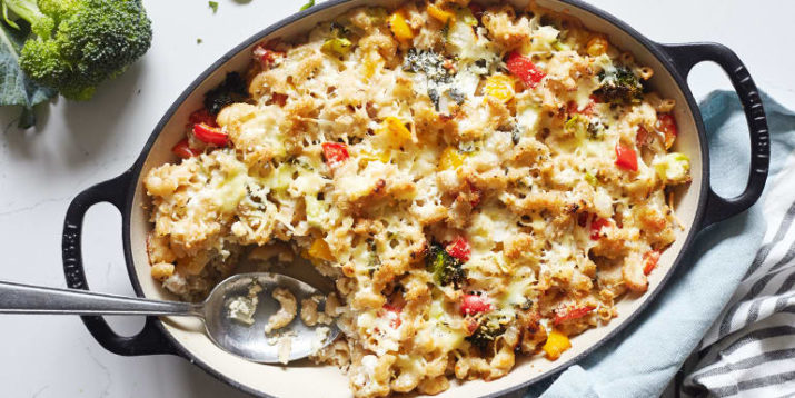 Three-Cheese Macaroni Casserole