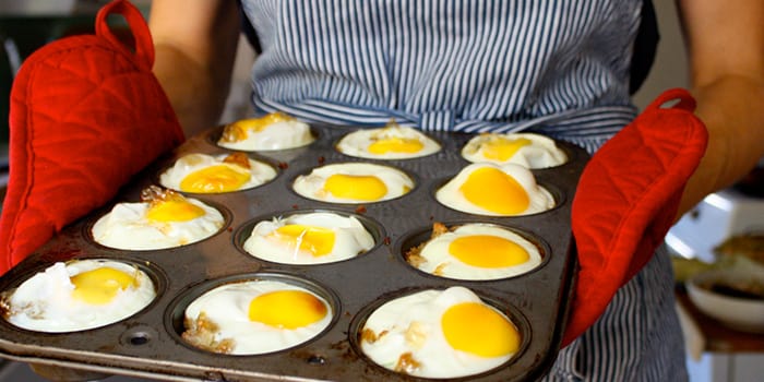 Turkey and Stuffing Egg Cups