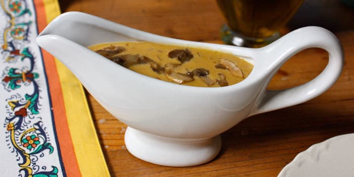 Mushroom and Garlic Gravy