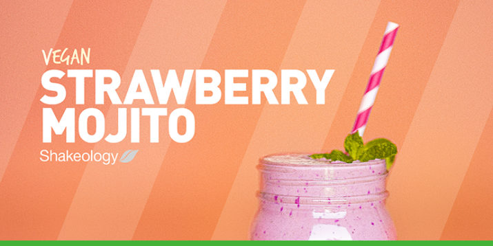Vegan Strawberry Mojito Shakeology