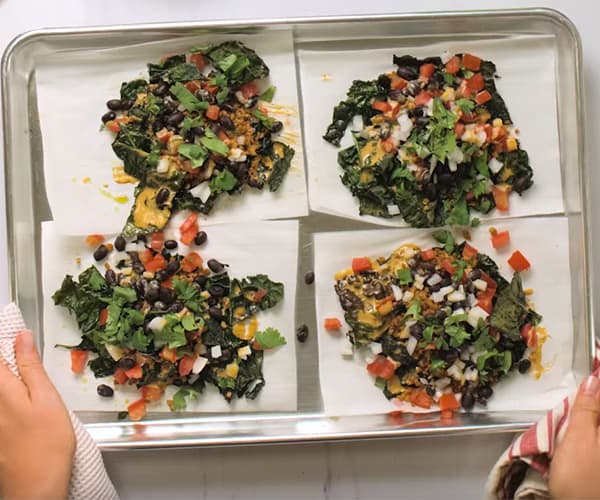 Vegan Kale Nachos