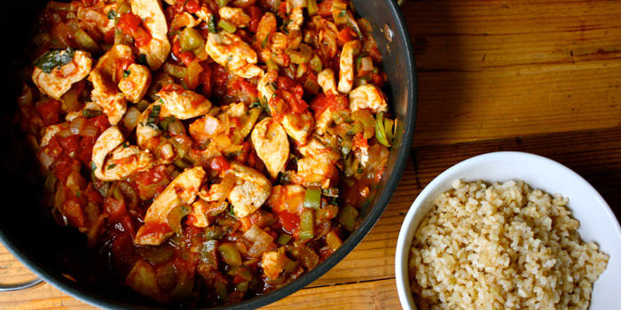 Zesty Chicken With Brown Rice