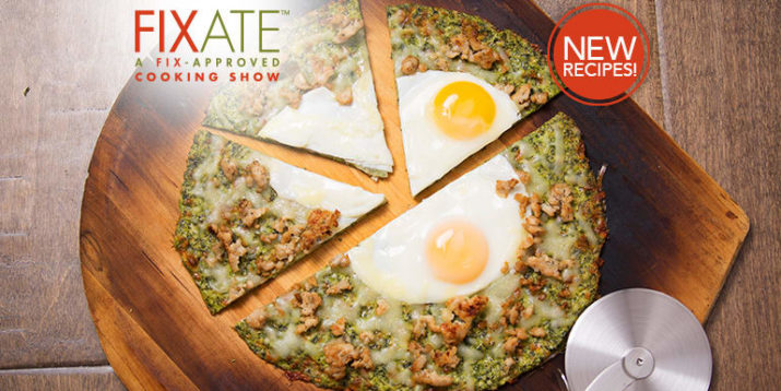 Broccoli Crust Breakfast Pizza