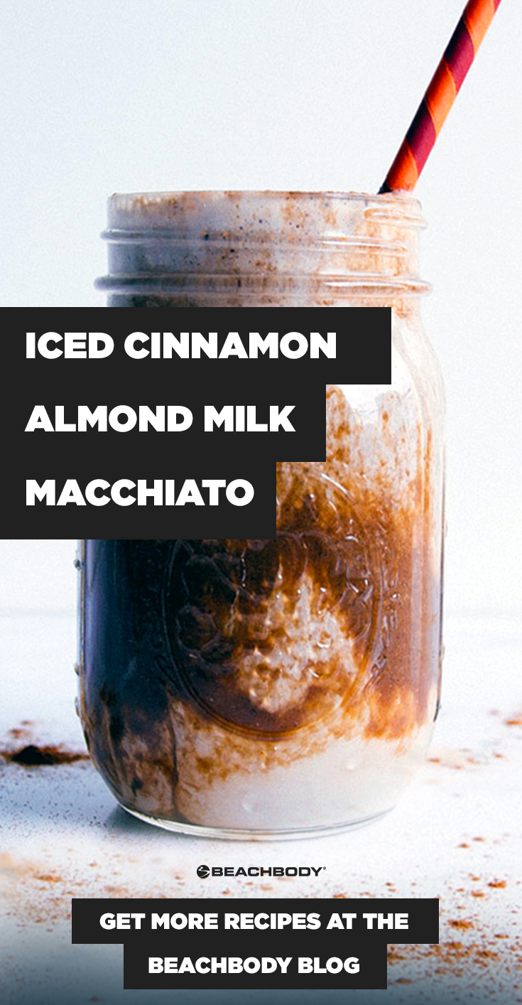 Iced Cinnamon Almond Milk Macchiato Recipe The Beachbody Blog