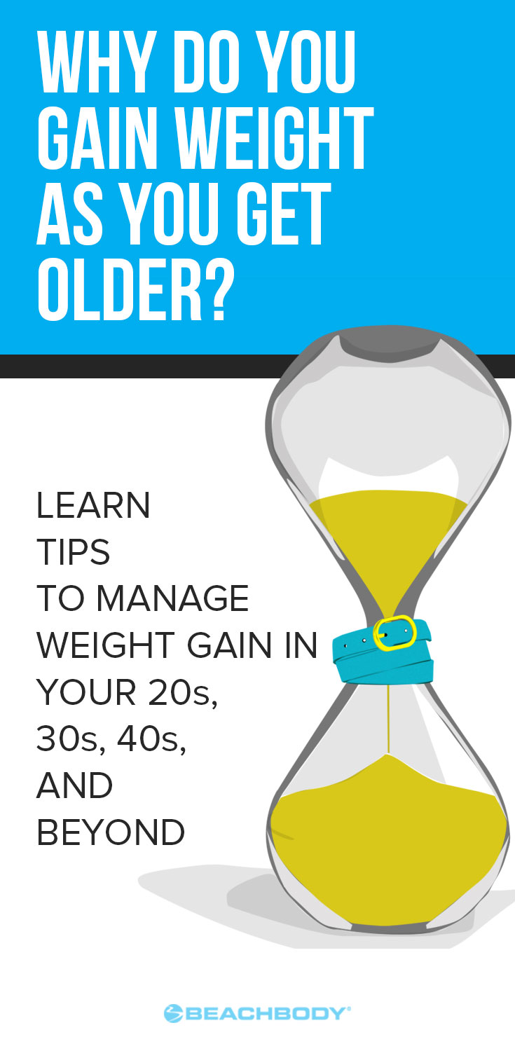 Why do you gain weight as you get older? Read this blog about how to lose weight even with age, and how to prevent gaining weight as you get older.