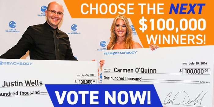 Choose the Next $100,000 Winners of the Beachbody Challenge!