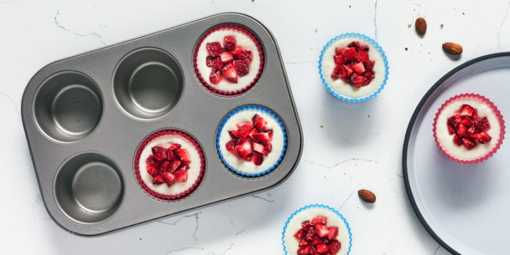 Strawberry Frozen Yogurt Bites