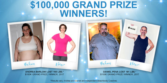 $100,000 Winners of the Beachbody Challenge 2017