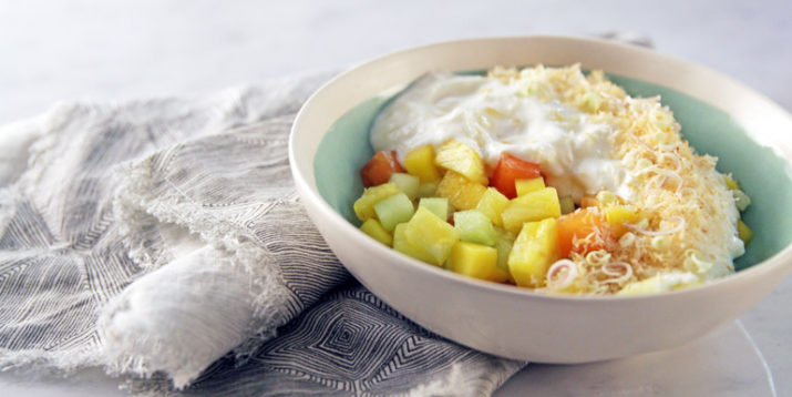 Piña Colada Fruit and Yogurt Salad
