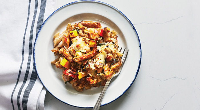 Baked Ziti with Summer Veggies