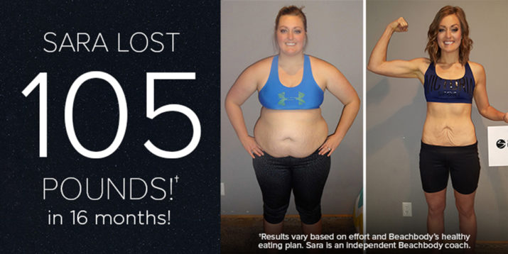 Beachbody Results: Sara R. Lost 105 Pounds in 16 Months!
