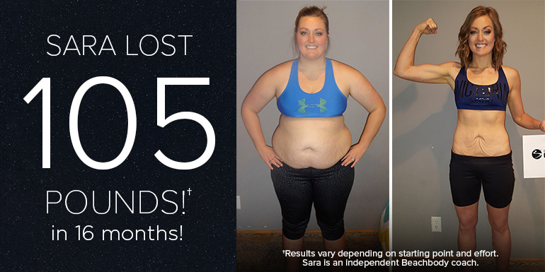 Beachbody Results: Sara R. Lost 105 Pounds in 16 Months!