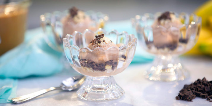 Banana Peanut Butter Chocolate Chunk Ice Cream