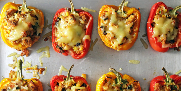 Chicken Stuffed Bell Peppers
