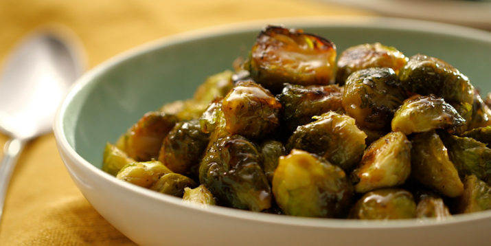Maple Glazed Brussels Sprouts