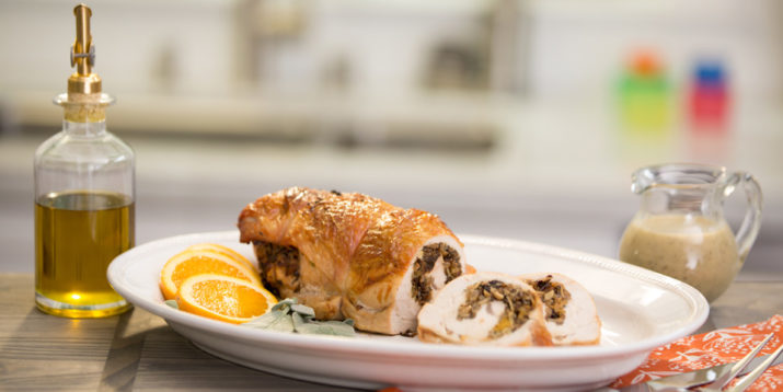 Whole-Grain Stuffed Turkey