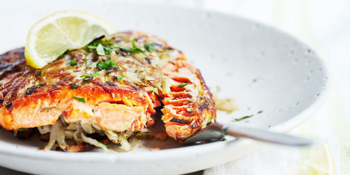 Potato-Crusted Salmon Fillets