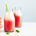watermelon smoothie with mint