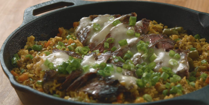 Cheesy Steak Skillet
