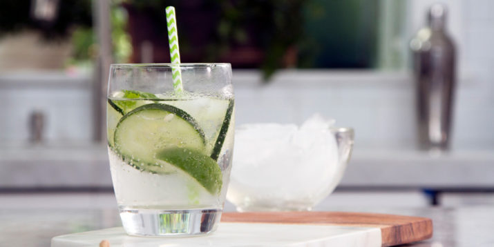 Autumn’s Skinny Cucumber Cocktail