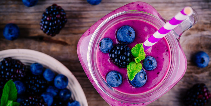 Triple Berry Breakfast Smoothie