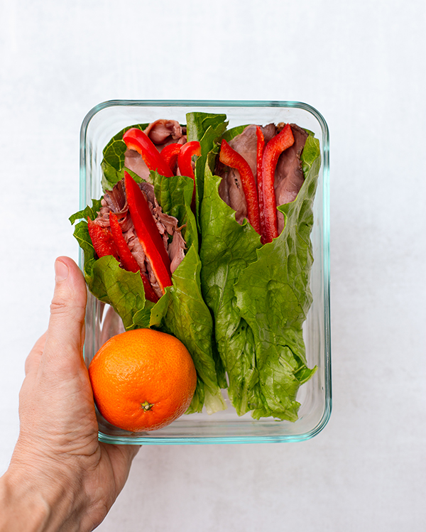 Meal Prep for LIIFT4 Meal Plan A - Deli Lettuce Wraps
